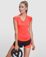 Tricou de dame Roly Avus 6658 Fluor Coral, s.S imaginea #3 — magazin online Desire.md