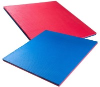 Спортивный мат Eva Puzzle 1х1m 4cm Red/Blue фото №1 — интернет-магазин Desire.md