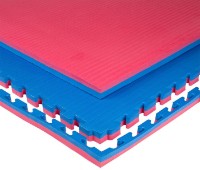 Спортивный мат Eva Puzzle 1х1m 4cm Red/Blue фото №3 — интернет-магазин Desire.md