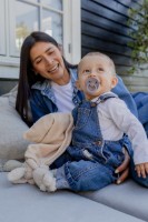 Пустышка BIBS Colour 0+ months Fossil Grey Anatomical (111303C) фото №2 — интернет-магазин Desire.md