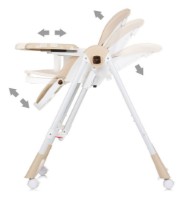 Стульчик для кормления Chipolino Milk Shake Beige (STHMS02405BE) фото №6 — интернет-магазин Desire.md