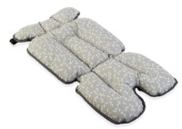 Матрасик для коляски BabyJem Gray Flower (507) фото №1 — интернет-магазин Desire.md