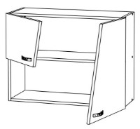 Кухонный гарнитур ML-Mobila Бриз 2.0м Белый/Антрацит фото №5 — интернет-магазин Desire.md