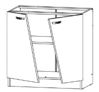 Кухонный гарнитур ML-Mobila Бриз 2.0м Белый/Дуб золотой фото №3 — интернет-магазин Desire.md