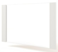 Oglindă ML-Mobila Вельвет №10 Alb