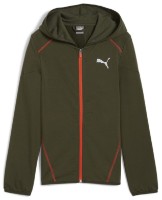 Детская толстовка Puma Active Sports Hoodie Full-Zip Tr B Dark Olive, s.128 фото №1 — интернет-магазин Desire.md