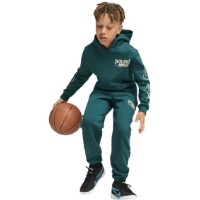 Детская толстовка Puma Basketball Caution Hoodie B Cold Green, s.140 фото №4 — интернет-магазин Desire.md