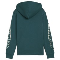 Детская толстовка Puma Basketball Caution Hoodie B Cold Green, s.176 фото №2 — интернет-магазин Desire.md