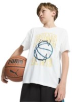 Детская футболка Puma Basketball Winning Shot Tee B Puma White, s.140 фото №3 — интернет-магазин Desire.md