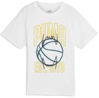 Tricou pentru copii Puma Basketball Winning Shot Tee B Puma White, s.164