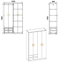 Dulap ML-Mobila 14 Ателье Cветлый imaginea #2 — magazin online Desire.md