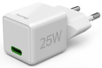 Зарядное устройство Hama Super Mini-charger USB-C 25W White (201981) фото №1 — интернет-магазин Desire.md