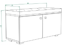 Обувница ML-Mobila МЛ-9 Крафт Белый/Серый фото №3 — интернет-магазин Desire.md