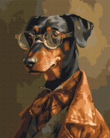 Картина по номерам Brushme Четвероногий джентльмен (BS53933)