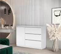 Комод Fabrik Home Havana 3 + 1 Белый Ясень фото №2 — интернет-магазин Desire.md