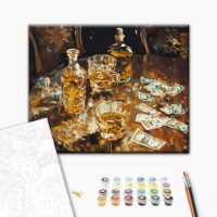 Картина по номерам Brushme Золотой отдых (BS53980) фото №2 — интернет-магазин Desire.md