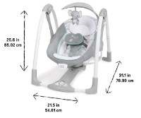 Leagăn pentru bebeluși Ingenuity ConvertMe (12579) imaginea #2 — magazin online Desire.md