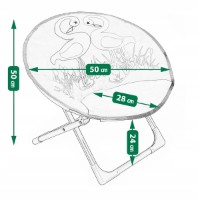 Fotoliu pentru copii Jumi Flamingo imaginea #4 — magazin online Desire.md