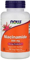 Витамины NOW Niacinamide 500mg 100cap