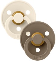 Suzeta BIBS Colour 2 Pack - Ivory/Dark Oak 0+ months (110358)