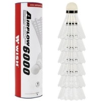 Воланчики для бадминтона Wish S320 White 6pcs