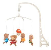Jucărie pentru pătuturi si carucioare Chipolino Happy Bears (01505HB)