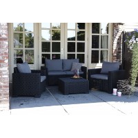 Set mobila de grădină Curver California S4/2 Graphit/Gray (211893) imaginea #2 — magazin online Desire.md