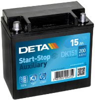 Автомобильный аккумулятор Deta DK151 Start-Stop Auxiliary