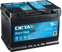 Автомобильный аккумулятор Deta DK700 Micro-Hybrid AGM