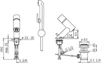 Смеситель для умывальника Oras Bagno Alessi One 8502F  фото №2 — интернет-магазин Desire.md