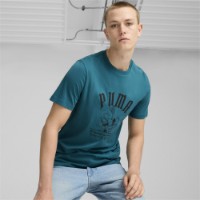 Мужская футболка Puma Graphics Super Tee Cold Green, s.L фото №2 — интернет-магазин Desire.md