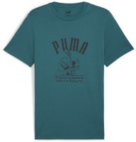 Мужская футболка Puma Graphics Super Tee Cold Green, s.M фото №1 — интернет-магазин Desire.md