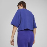 Tricou de dame Puma Classics + Oversized Tee Lapis Lazuli, s.XS imaginea #3 — magazin online Desire.md