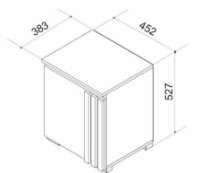 Noptieră Ambianta Malta Cremona Grafit imaginea #2 — magazin online Desire.md