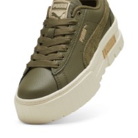 Adidași pentru copii Puma Mayze Dusty Summer Jr Puma Olive/Alpine Snow, s.35.5