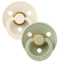 Suzeta BIBS Colour 2 Pack - Ivory/Sage 6+ months (120241)