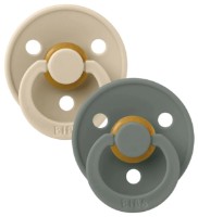 Suzeta BIBS Colour 2 Pack - Vanilla/Pine 0+ months (110431)