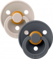 Пустышка BIBS Colour Anatomical 2 Pack 6+ months Sand/Iron (2211419) фото №1 — интернет-магазин Desire.md