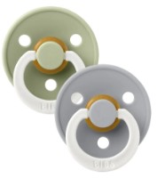 Suzeta BIBS Colour Glow 2 Pack - Sage/Cloud 6+ months