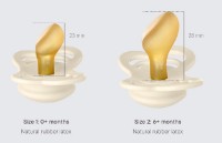 Suzeta BIBS Couture Glow 2 Pack - Blush/Vanilla 6+ months (1810319) imaginea #2 — magazin online Desire.md