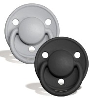 Suzeta BIBS De Lux 2 Pack 0-36months Cloud/Black (150218)