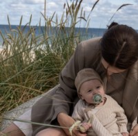 Suzeta BIBS De Lux 2 Pack 0-36months Dark Oak/Evergreen (150291) imaginea #3 — magazin online Desire.md