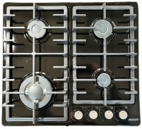 Plită incorporabilă cu gaz Wolser WL-TR 6400 Shiny Black Turbo  FFD