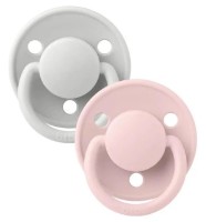 Suzeta BIBS De Lux 2 Pack 0-36months Haze/Blossom (150229)