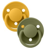 Suzeta BIBS De Lux 2 Pack 0-36months Honey Bee/Olive (150224)