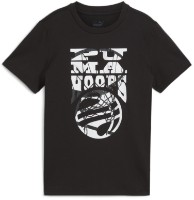 Tricou pentru copii Puma Basketball Blueprint Tee B Puma Black/Club Navy, s.152 imaginea #1 — magazin online Desire.md