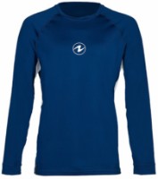 Мужская термокофта Aqualung Rashguard Men's LF LS XL Navy Blue/White фото №1 — интернет-магазин Desire.md