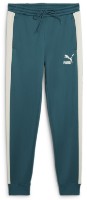 Pantaloni spotivi pentru bărbați Puma T7 Iconic Track Pants (S) Pt Cold Green, s.S