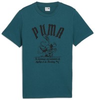 Детская футболка Puma Graphics Super Break Tee B Cold Green, s.152 фото №1 — интернет-магазин Desire.md