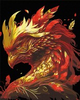 Картина по номерам Brushme Золотой феникс (BSB0014FC)